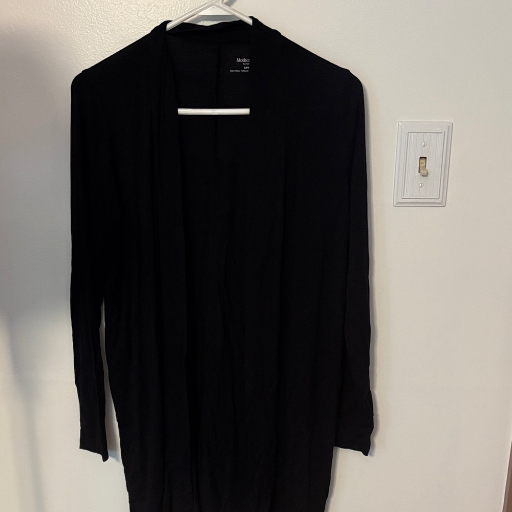 Motherhood maternity black cardigan size small